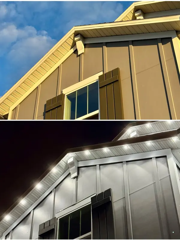 Day & night — permanent outdoor lighting in Orlando