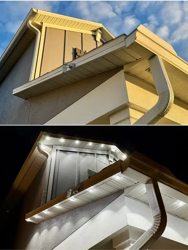 Day & night — permanent outdoor lighting in Orlando
