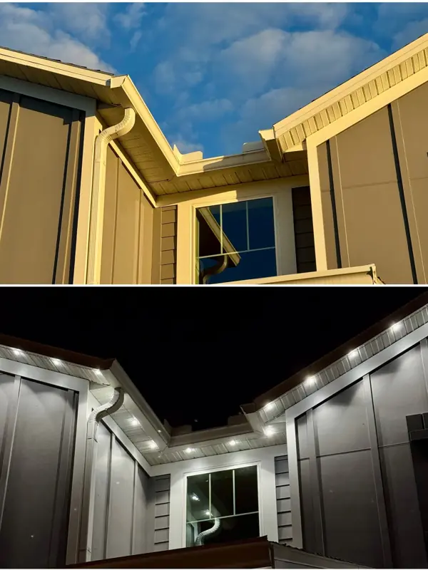 Day & night — permanent outdoor lighting in Orlando
