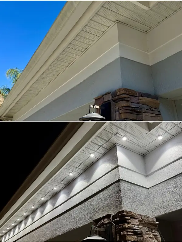 Day & night — permanent outdoor lighting in Orlando