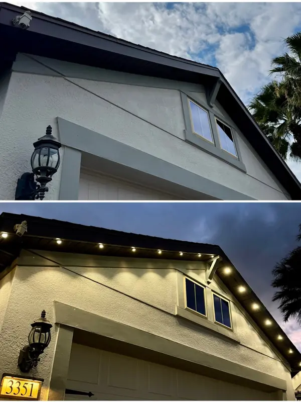 Day & night — permanent outdoor lighting in Orlando