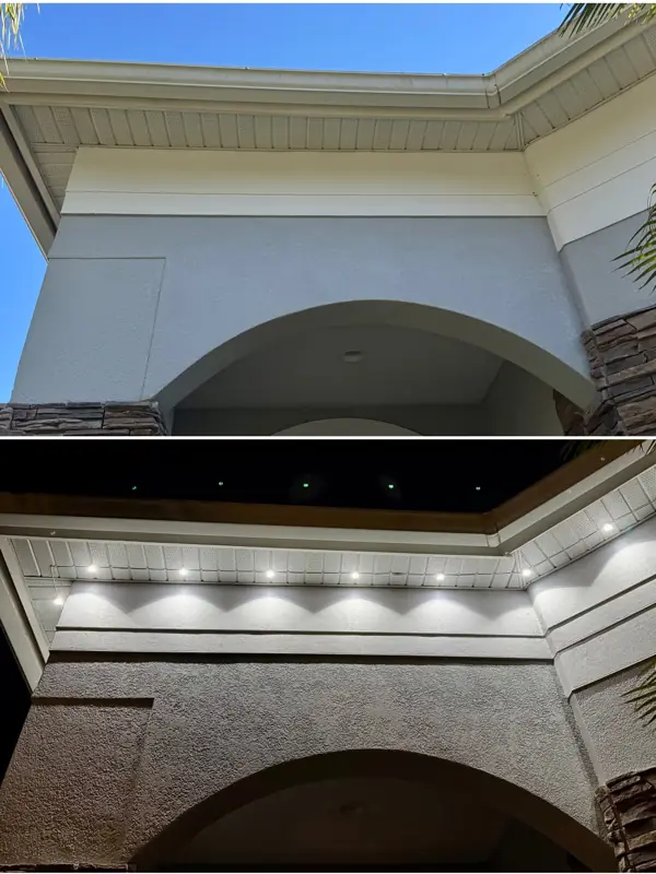 Day & night — permanent outdoor lighting in Orlando