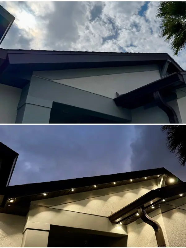 Day & night — permanent outdoor lighting in Orlando