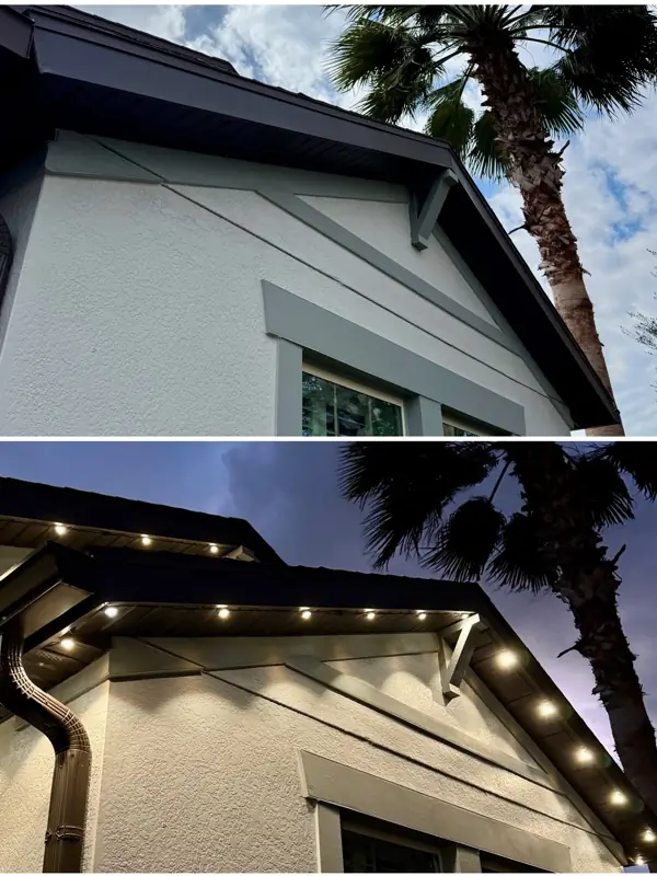Day & night — permanent outdoor lighting in Orlando
